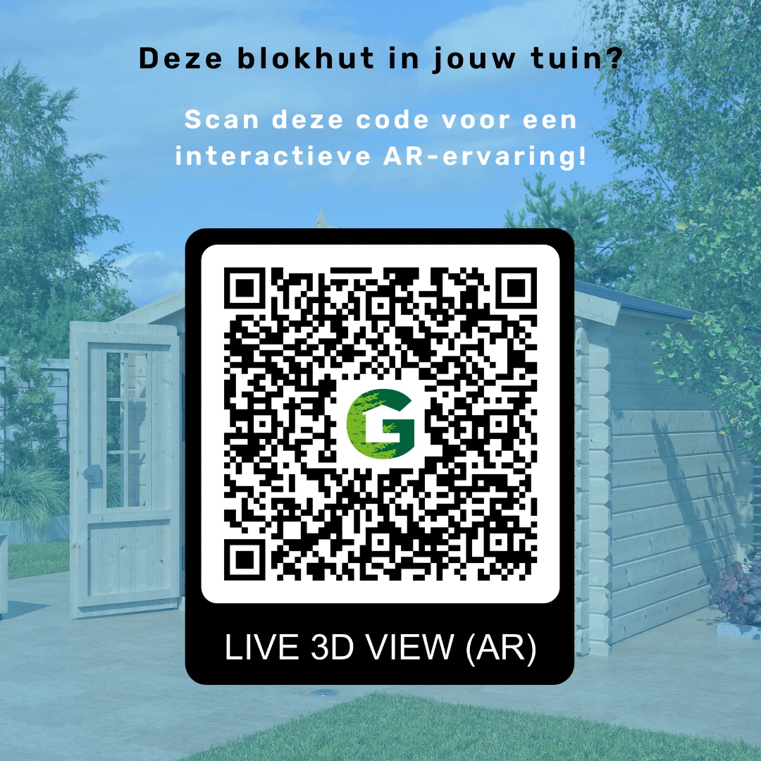 Woodlands Blokhut Salzburg Groen Geïmpregneerd 295 x 248 cm - Afbeelding 6